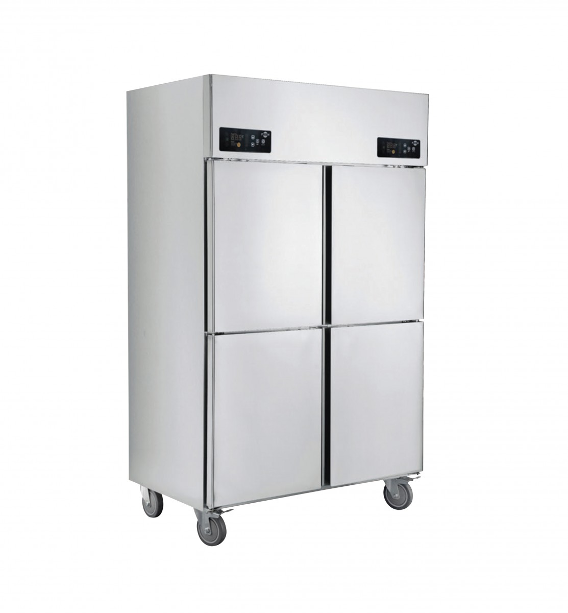 FRESH Upright Dual Temperature Refrigerator 2 Door Freezer / 2 Door