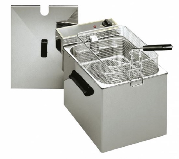 ROLLER GRILL Single Tank Countertop Electric Deep Fryer / Mesin