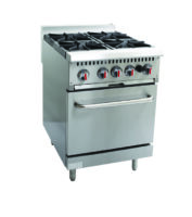 CHEFONIC Floor Standing Gas 4 Open Burner With Oven S24-6