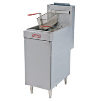 VULCAN Single Tank Floor Standing Gas Deep Fryer / Mesin Penggorengan (21.3-25L) LG400