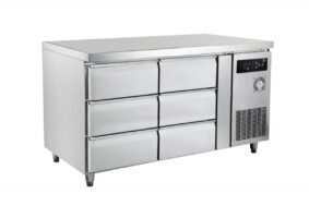 FRESH Under Counter Refrigerator 4′ Chiller C/w 6 Drawers AWF15D6-76