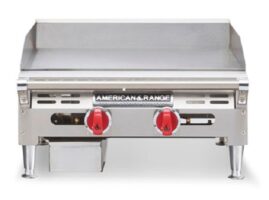 AMERICAN RANGE Countertop Gas Griddle (24″) AEMG-24