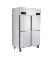 FRESH Upright Dual Temperature Refrigerator 2 Door Freezer / 2 Door Chiller CSUF10A2B2