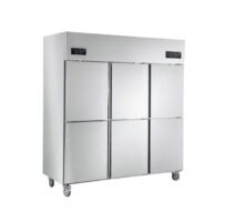 FRESH Upright Dual Temperature Refrigerator 2 Door Freezer / 4 Door Chiller / Peti Sejuk Beku Berdiri CSUF15A2B4