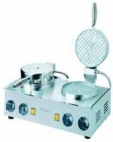 FH Double Head Electric Round Type Waffle Baker / Mesin Waffle DWB2