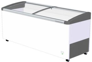 LIEBHERR Curved Sliding Glass Door Chest Freezer (408L/8B) EFI-5603