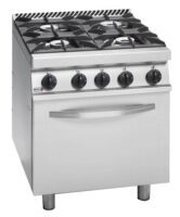 FAGOR Floor Standing Gas 4 Open Burner With Oven FTG-CG7-41H