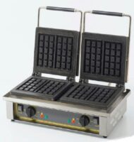 ROLLER GRILL Double Head Square Type Waffle Baker / Mesin Waffle GED-10