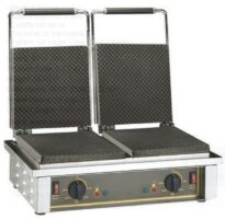 ROLLER GRILL Double Head Iron Ice-Cone Type Waffle Baker / Mesin Waffle GED-40