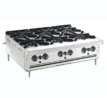 MSM Countertop Gas 6 Open Burner MSM-6-OB