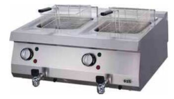 OZTI Double Tank Countertop Gas Fryer / Mesin Penggorengan (12L) OFGI-8070