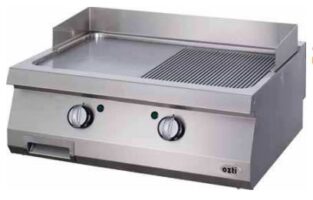 OZTI Double Countertop Gas Grill & Griddle Plate OGG-8070-1/2N