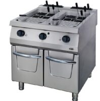 OZTI Floor Standing Gas Pasta Cooker With Cabinet & Door / Periuk Pasta (2 X 40L) OMG-8090