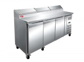 CN 3 Door Pizza Counter Chiller CN-PCC-3D.6.6