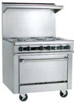 POWERLINE Floor Standing Gas 6 Open Burner With Oven (36″) PTMD36-6-1