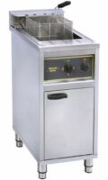 ROLLER GRILL Single Tank Floor Standing Electric Deep Fryer / Mesin Penggorengan (16L) RFE16C