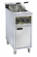 ROLLER GRILL Double Tank Floor Standing Electric Deep Fryer / Mesin Penggorengan (20L) RFE20C