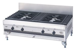 RINNAI Countertop Gas Two Open Burner – Low Range (1200mm) RLT-120