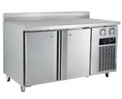 FRESH 2 Door Counter Freezer Cw Backsplash / Peti Sejuk Beku Cabinet (322L/1500mm) K-DWF15M2-76B