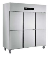 FRESH Stainless Steel 6 Door Upright Freezer (1500L/1840mm) CSUF15A6